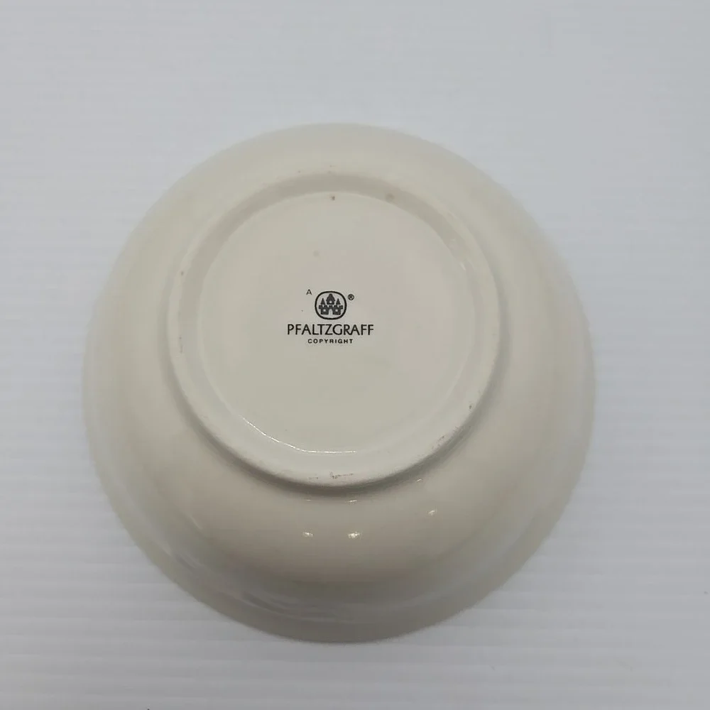 Pfaltzgraff Snow‎ Village Cereal Soup Salad Bowl Snowman Christmas 6